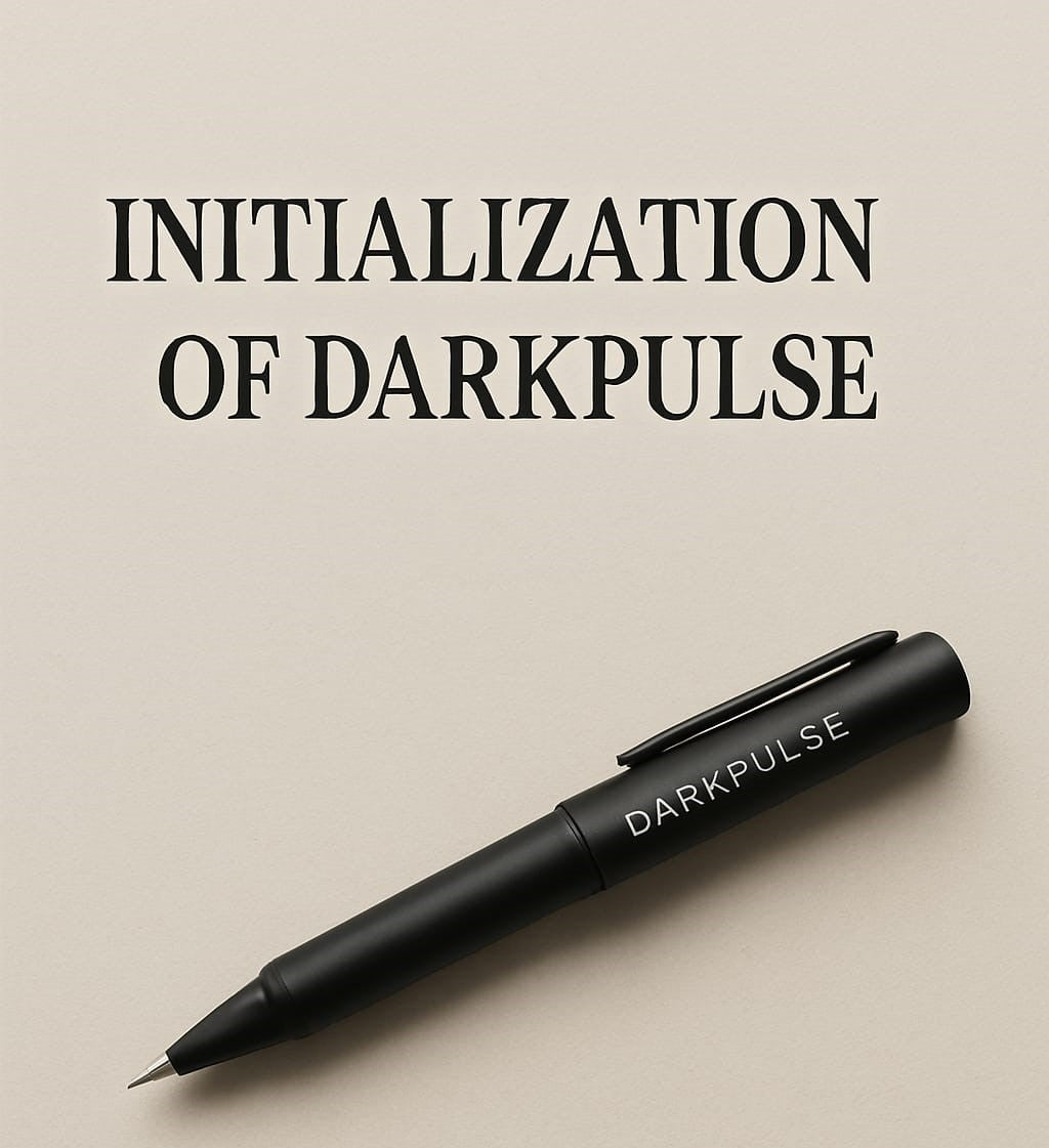 Initialization of DarkPulse: The Dawn of Bold Elegance